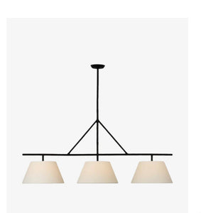 Collette Linear Pendant /aged iron -LG