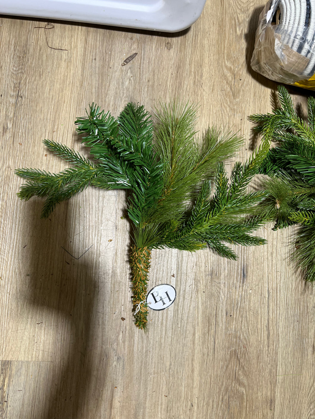Green holiday sprig