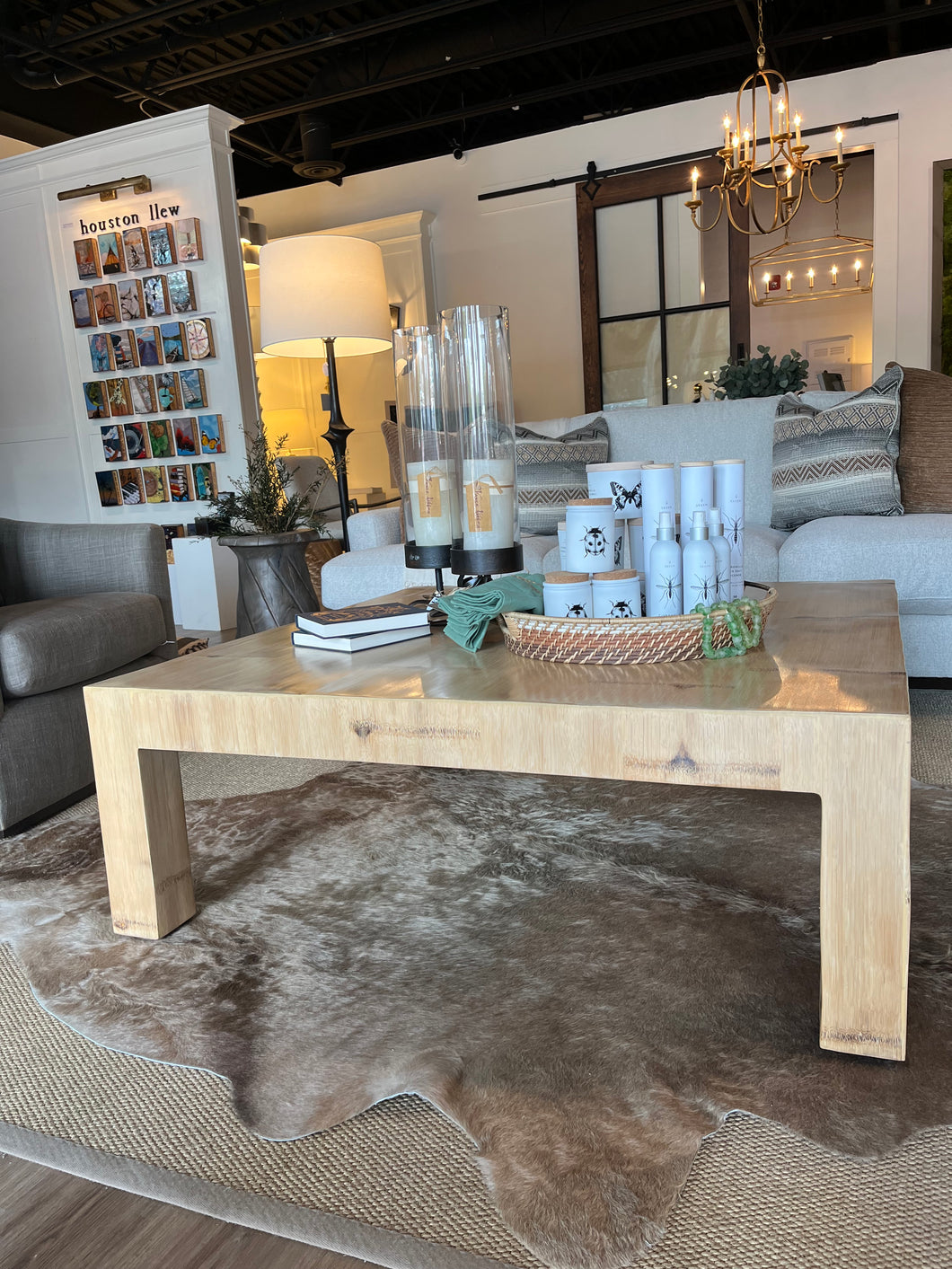 Coffee Table- Natural Plank Bamboo