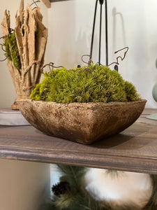 ￼Small Square Moss Bowl