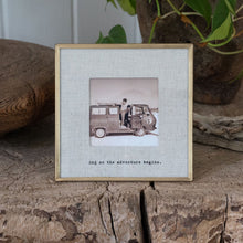 Load image into Gallery viewer, Brass Linen Frame