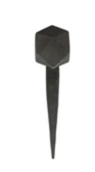 Cubeoctahedron Forged Iron Nail - Black