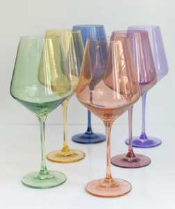 Estelle Stemmed Wine Glasses - Set of 6