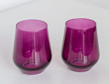 Load image into Gallery viewer, Estelle Stemless Wine Glasses - Set of 2