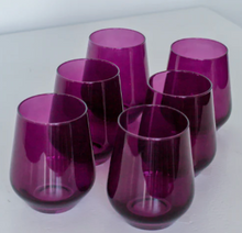 Load image into Gallery viewer, Estelle Stemless Wine Glasses - Set of 6