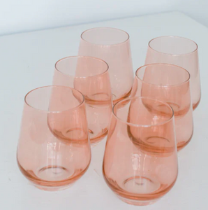 Estelle Stemless Wine Glasses - Set of 6