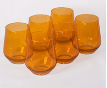 Load image into Gallery viewer, Estelle Stemless Wine Glasses - Set of 6