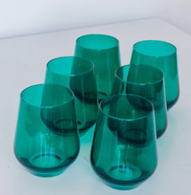Load image into Gallery viewer, Estelle Stemless Wine Glasses - Set of 6