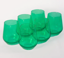 Load image into Gallery viewer, Estelle Stemless Wine Glasses - Set of 6