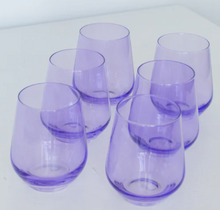 Load image into Gallery viewer, Estelle Stemless Wine Glasses - Set of 6