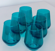Load image into Gallery viewer, Estelle Stemless Wine Glasses - Set of 6