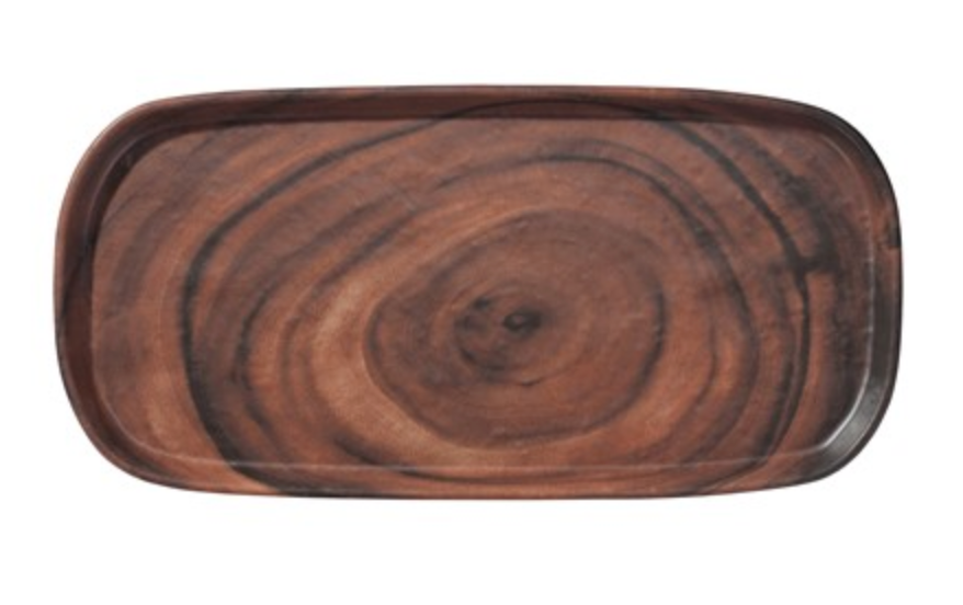 Sequoia Wood 14.5in x 7in Appetizer Tray