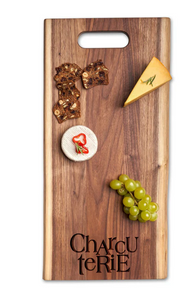 Walnut Single Handle Live Edge Board - Charcuterie