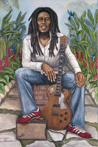 Bob Marley Paper Print