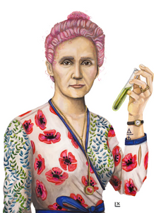 Marie Curie Paper Print