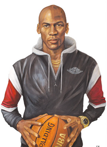 Michael Jordan Paper Print