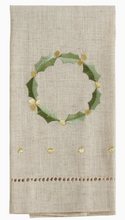 Load image into Gallery viewer, Embroidered &amp; Hemstitched Guest Towels