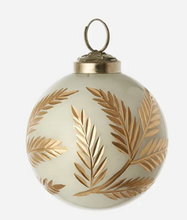Load image into Gallery viewer, Etched Leaf Ball Ornaments