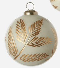 Load image into Gallery viewer, Etched Leaf Ball Ornaments
