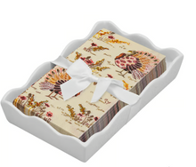Load image into Gallery viewer, Guest Towels w/ Ceramic Tray