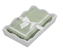 Load image into Gallery viewer, Guest Towels w/ Ceramic Tray