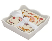 Load image into Gallery viewer, Cocktail Napkins w/ Ceramic Tray