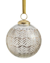 Load image into Gallery viewer, Golden Echoes Glass Ornament