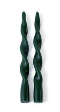 Load image into Gallery viewer, Lumiare 10" Twist Candles - set of 2