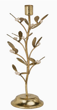 Load image into Gallery viewer, Iron Mistletoe Candle Holders