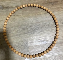 Load image into Gallery viewer, 17.75" Wood Bead Wreath