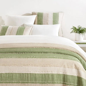 Moon Hills Linen Olive Duvet Cover