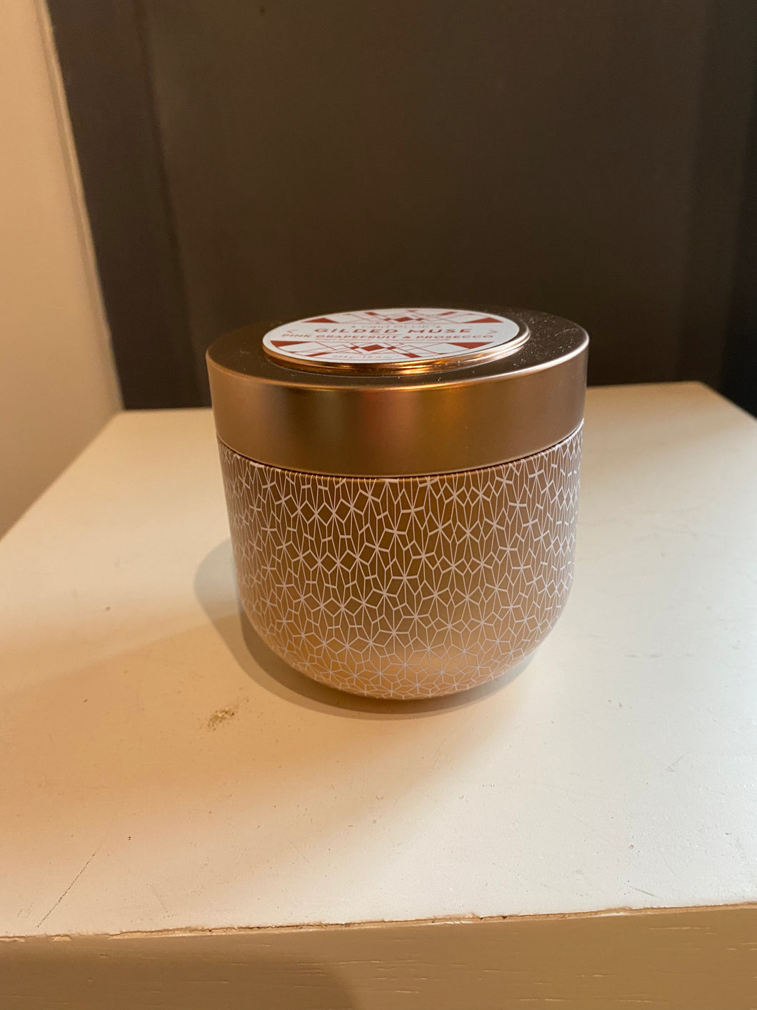 Gilded Pink Grapefruit Travel Tin