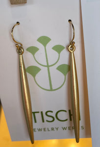 Gold dangle earrings