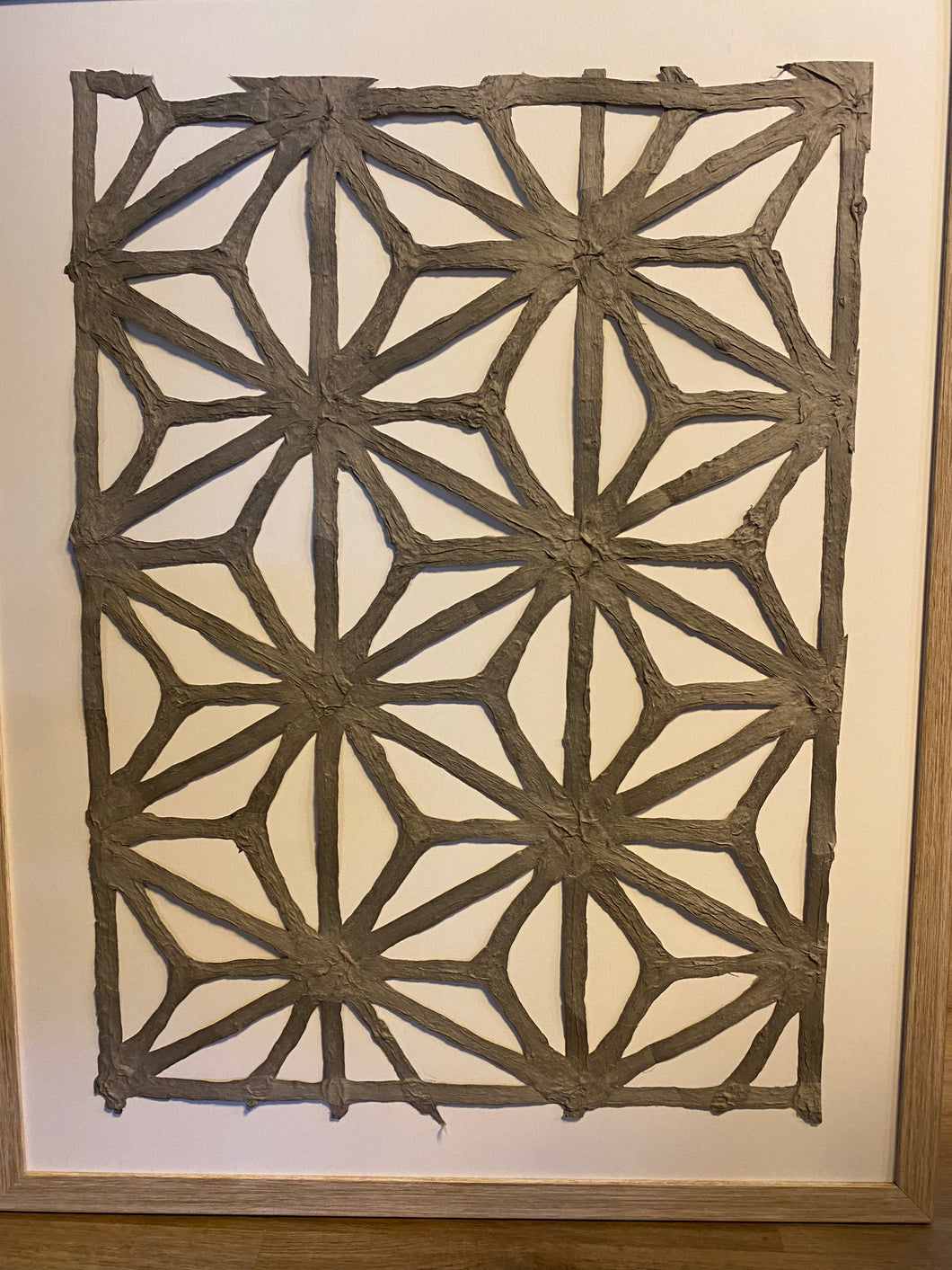 Gray Paper Framed Art  23.5