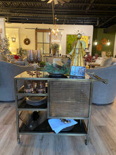 Load image into Gallery viewer, Bar Cart - Vintage Brass